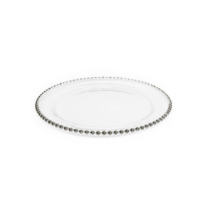 Plato de sitio BP plata 33 cm (Vidrio) - Imagen 3